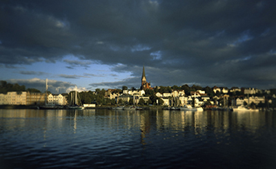 Flensburg blick auf das Nordufer