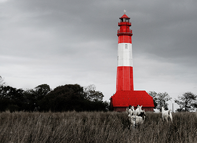 Flügger Leuchturm auf Fehmarn